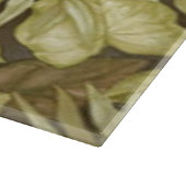 Planche À Découper Feuilles D'Or Sur Planche À Coupe Noire (Coin)