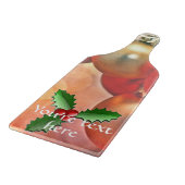 Planche À Découper Feuilles et balles de Noël (Coin)