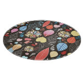 Planche À Découper Feuilles et oiseaux d'automne. (Coin)