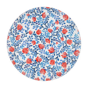 Planche À Découper Feuilles floraux : Motif naturel sans transparence