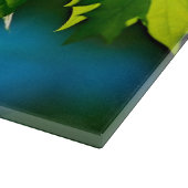 Planche À Découper Feuilles fraîches de érable vert (Coin)