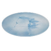 Planche À Découper Feuilles japonais d'érable en bleu (Coin)