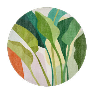 Planche À Découper Feuilles tropicaux