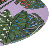 Planche À Découper Feuilles tropicaux : pois vintage. (Coin)