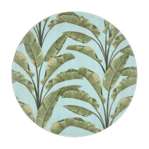 Planche À Découper Feuilles vintages de bananes : Tropical Sans Seaml