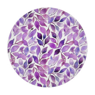 Planche À Découper Feuilles Violettes