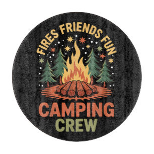 Planche À Découper Feux de camp amis plaisir