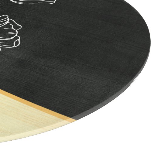 Planche À Découper Fiançailles Mariage personnalisé moderne Nom du co (Coin)