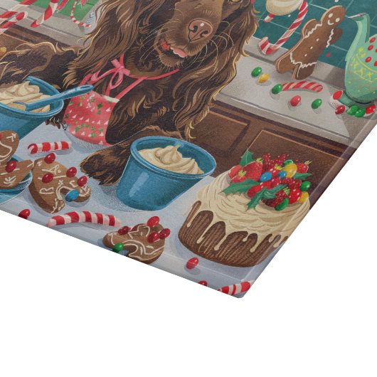 Planche À Découper Field Spaniel Gîtes : Festive Noël (Coin)