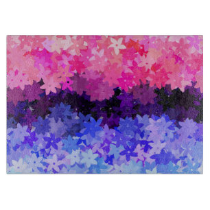 Planche À Découper Fière Omnisexualité Groovy Boho Excentrique Floral