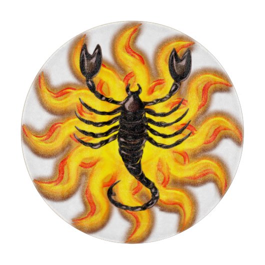 Planche À Découper Fiery Scorpio (Devant)