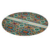 Planche À Découper Fiesta Blooms personnalisable (Coin)