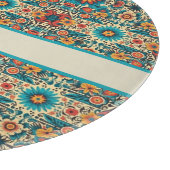 Planche À Découper Fiesta Blooms personnalisable (Coin)