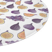 Planche À Découper Figes et raisins, Aliments pourpres (Coin)