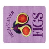 Planche À Découper Figes fraîches d'été mûres Fig Tree Kitchen Art (Devant)