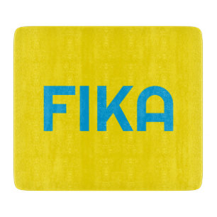 Planche À Découper FIKA Bold Jaune et bleu