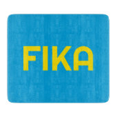Planche À Découper FIKA Bold Jaune et bleu (Devant)