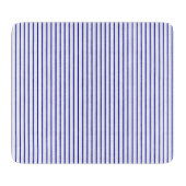 Planche À Découper Filet blanc bleu-foncé (Devant)