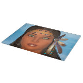 Planche À Découper Fille amérindienne (Coin)