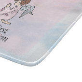 Planche À Découper Fille, ange de première communion (Coin)