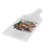 Planche À Découper Fille blonde folle pour camper (Coin)