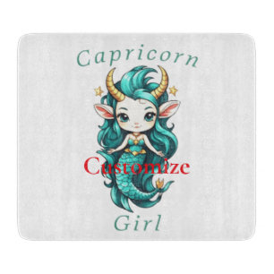 Planche À Découper Fille Capricorne Sirène Thunder_Cove