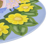 Planche À Découper Fille dans un Bonnet de Pâques victorien (Coin)