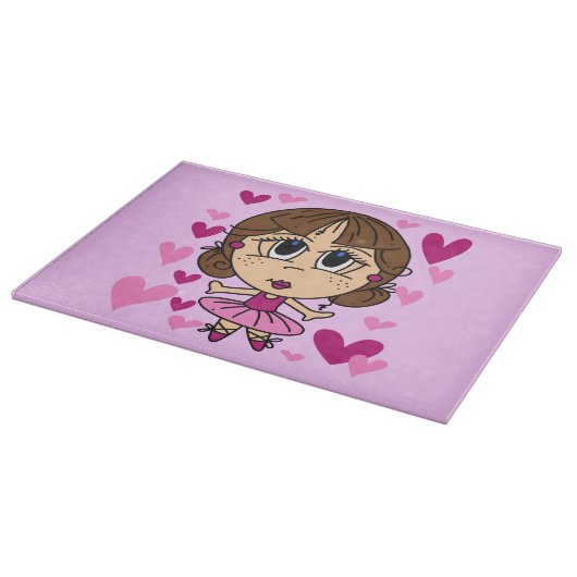 Planche À Découper Fille de ballerine (Coin)