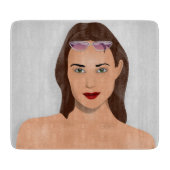 PLANCHE À DÉCOUPER FILLE D'ÉTÉ (Devant)