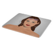 PLANCHE À DÉCOUPER FILLE D'ÉTÉ (Coin)