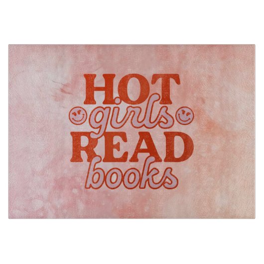 Planche À Découper Filles Chaudes Lisent Des Livres (Devant)