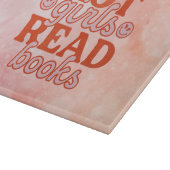 Planche À Découper Filles Chaudes Lisent Des Livres (Coin)