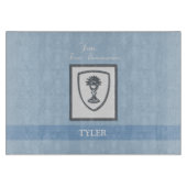 Planche À Découper Fils, première communion chalice d'argent (Devant)