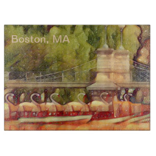Planche À Découper Filtre d'été Boston Swan Boats