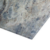 Planche À Découper Finition en pierre de marbre blanche de bleu (Coin)