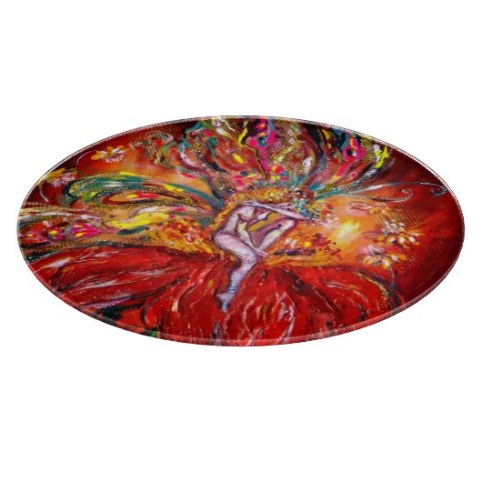 PLANCHE À DÉCOUPER FIRE FAIRY IN RED (Coin)