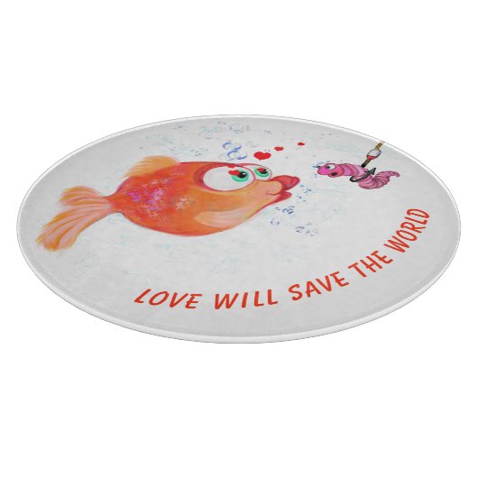 Planche À Découper Fish and Worm (Coin)