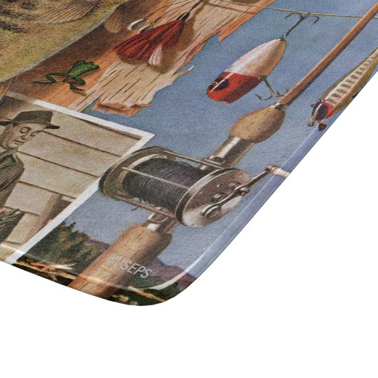Planche À Découper Fishing Still Life par John Atherton (Coin)