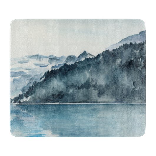 Planche À Découper Fjords d'hiver (Devant)