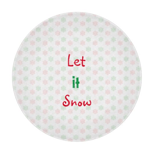 Planche À Découper Flacon de Noël (Devant)