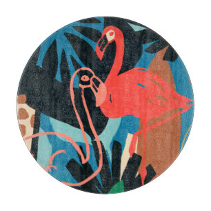 Planche À Découper Flamant rose funky