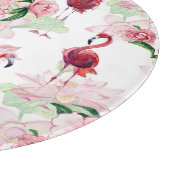 Planche À Découper Flamant rose rose : Élégance Motif sans couture (Coin)