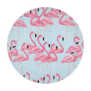 Planche À Découper Flamant rose : Tropical Vintage Print