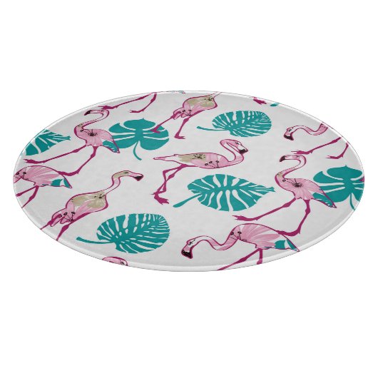 Planche À Découper Flamants roses roses (Coin)