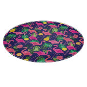 Planche À Découper Flamants vintages, éléments d'été motif (Coin)