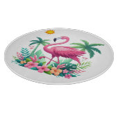 Planche À Découper Flamingo rose tropicale/Floride (Coin)
