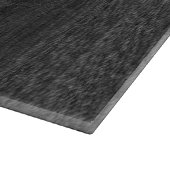 Planche À Découper Flamme blanc noir scintille bois rustique Monogram (Coin)
