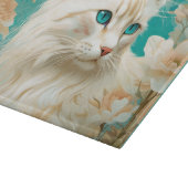 Planche À Découper Flamme Lynx Point Siamese Portrait Art (Coin)