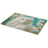 Planche À Découper Flamme Lynx Point Siamese Portrait Art (Coin)