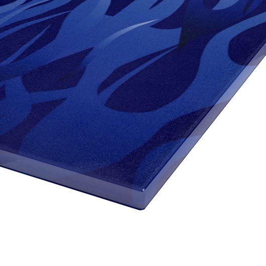 Planche À Découper Flammes cool Blue Racing (Coin)